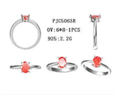 Sterling Silver Semi Mount Ring Setting Oval OV 8X6mm - Syzjewelry